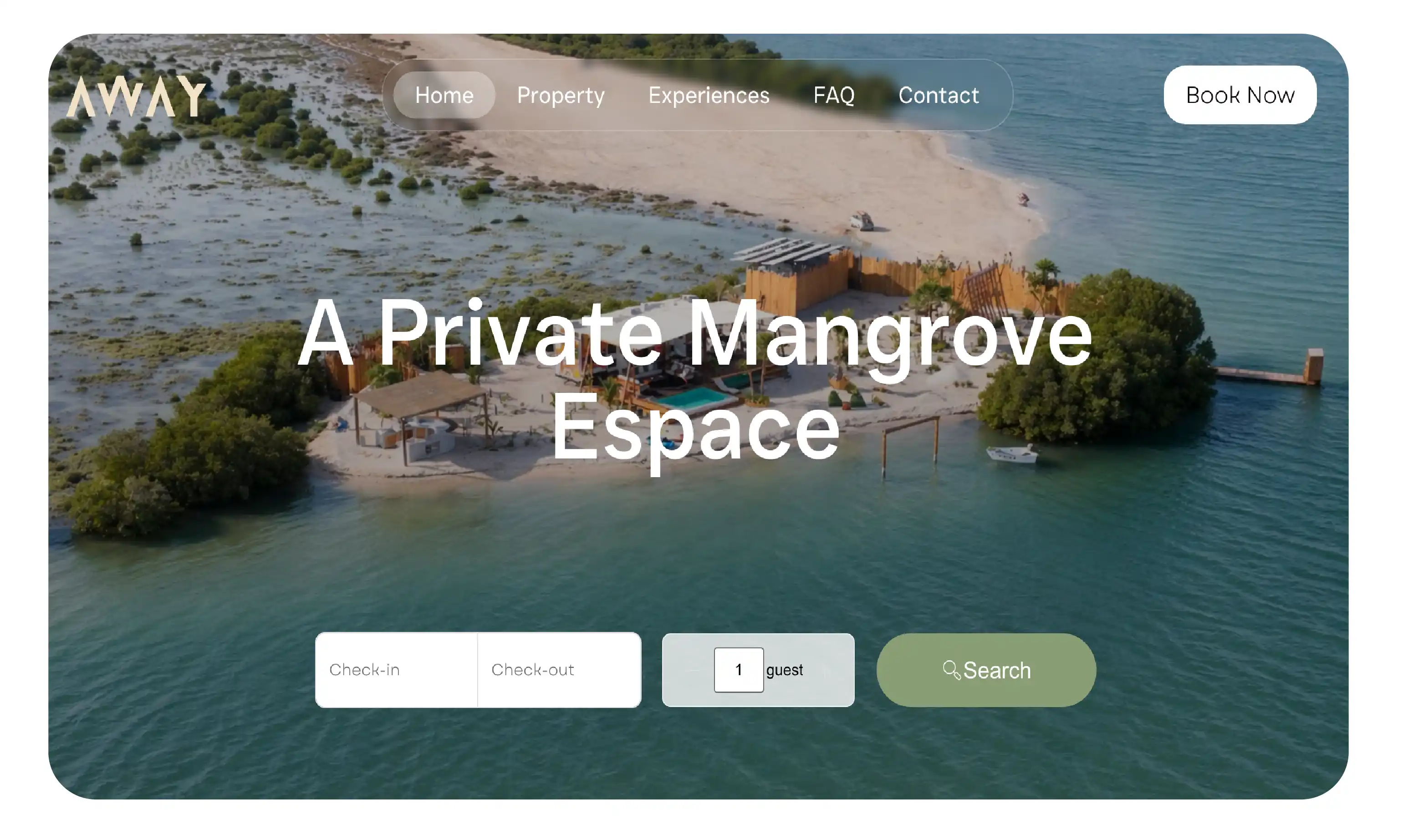 Away Luxury Stay website preview